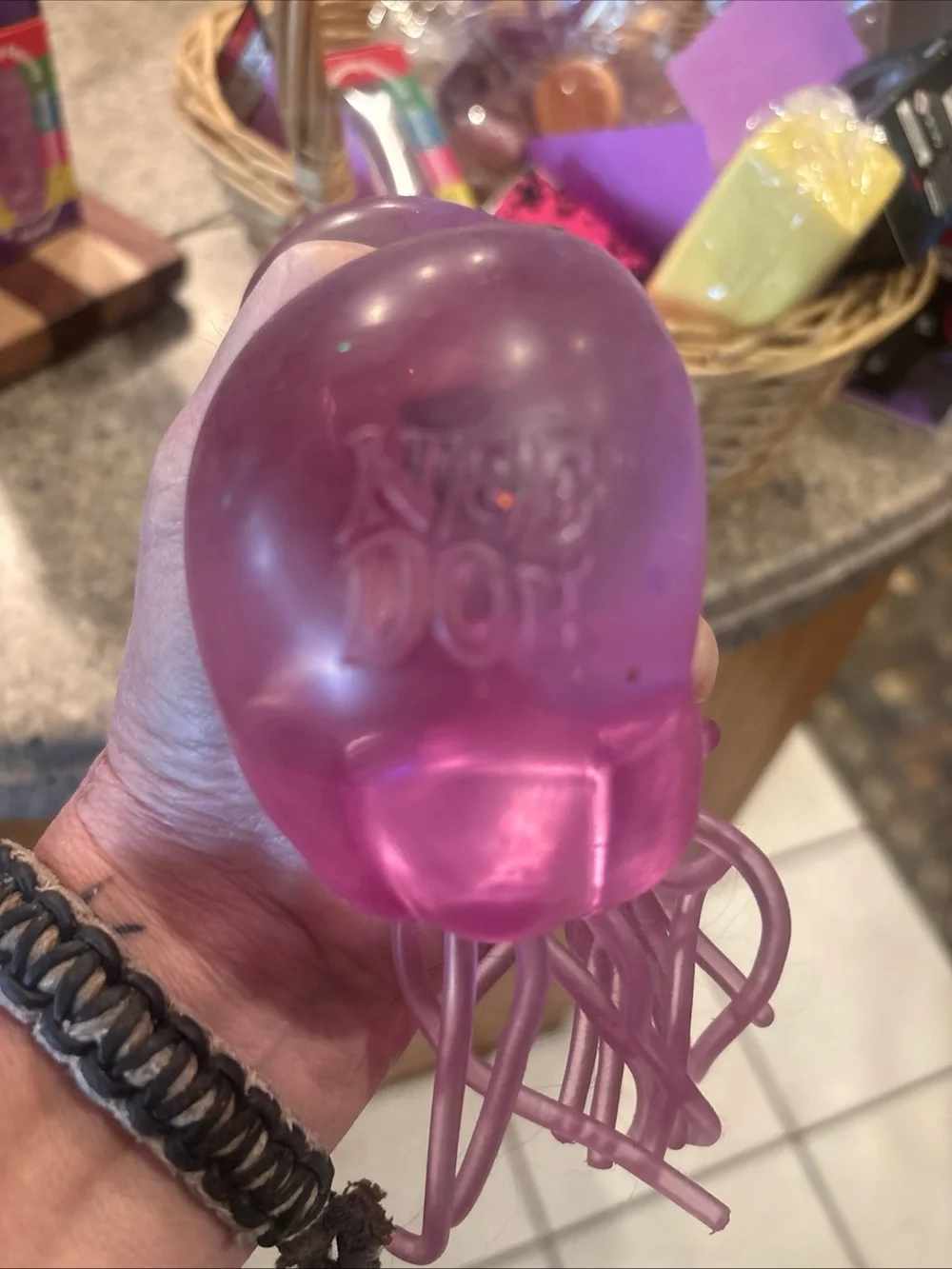 Pink / Blue Pair Jelly Octopus Squishy Toy